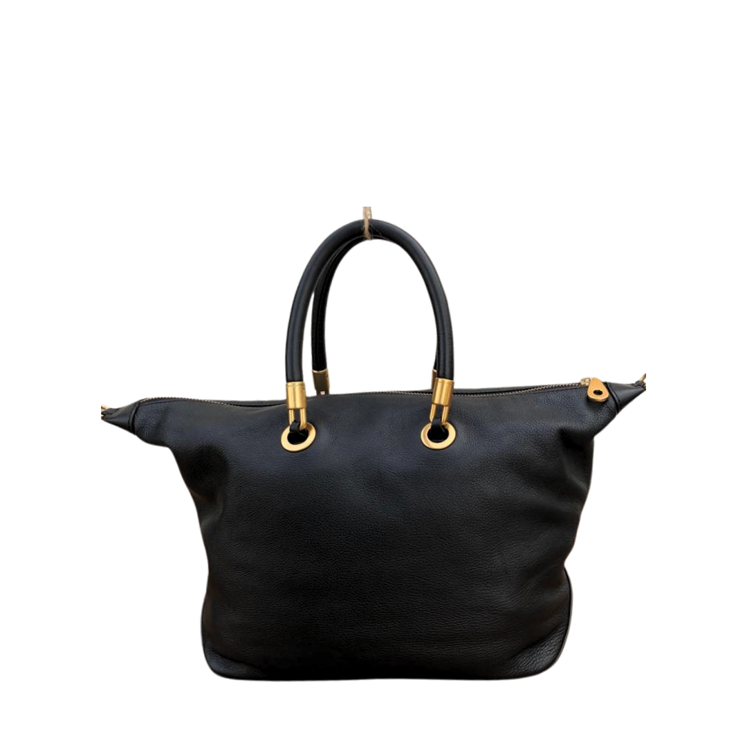 Marc by Marc Jacobs Too Hot To Handle Satchel in Black/Gold